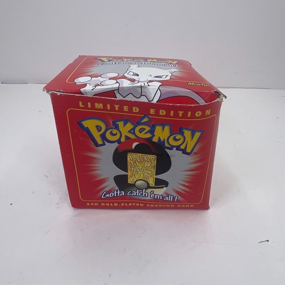 Pokemon Burger King 23K Gold-Plated 1999 Mewtwo 150 *SEALED*